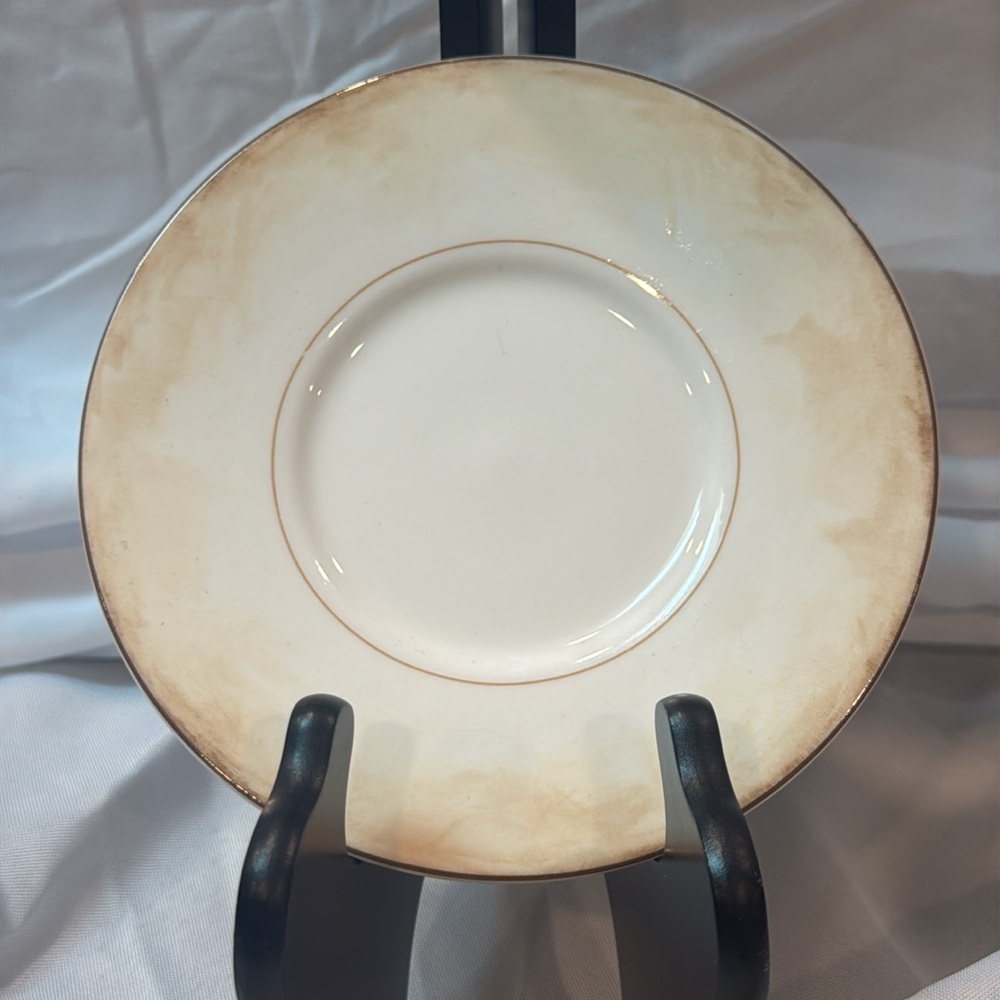 American Atelier ‘Tropical Palm’ Leaf B&B Side Plates Set of 7, 5185, Palm Trees - Picture 2 of 5